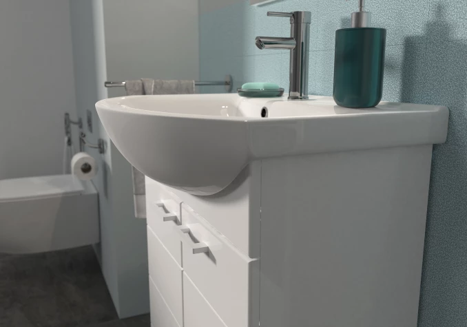 Toaletni ormarić FIGARO 55 sa lavaboom