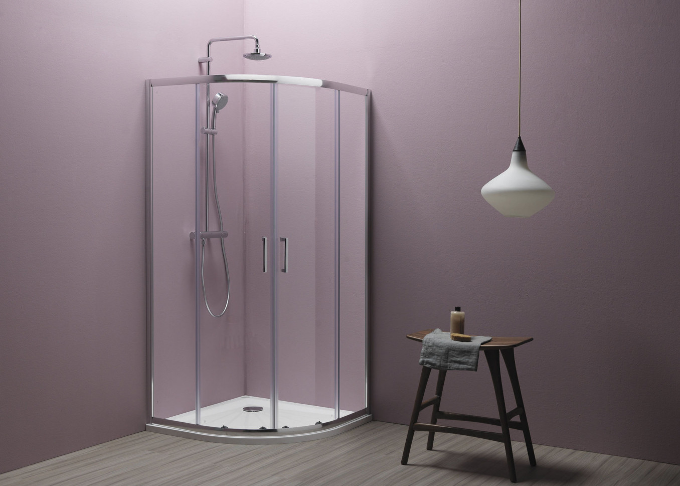 Tus kabina Kolpa QUAT ECO TKP 80 polukruzna silver